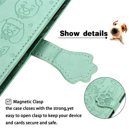 Lovely Cat and Dog Embossing Pattern Horizontal Flip Leather Case , with Holder & Card Slots & Wallet & Cartoon Clasp & Lanyard, For Huawei P Smart 2020, For Xiaomi Mi 10 Lite 5G, For Xiaomi Redmi 10X & Note 9