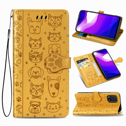 Lovely Cat and Dog Embossing Pattern Horizontal Flip Leather Case , with Holder & Card Slots & Wallet & Cartoon Clasp & Lanyard, For Huawei P Smart 2020, For Huawei Y5P 2020 & Honor 9S, For Xiaomi Mi 10 Lite 5G, For Xiaomi Redmi 10X & Note 9           ...