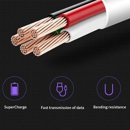 5A USB to USB-C / Type-C Mobile Phone Tablet PC Universal Super Fast Charging Data Cable, 1m, 1.5m, 2m