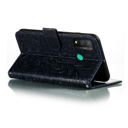 Lace Flower Embossing Pattern Horizontal Flip Leather Case , with Holder & Card Slots & Wallet & Photo Frame & Lanyard, For Huawei P Smart 2020, For Huawei Y5P / Honor 9S, For Huawei Y6P, For Huawei Y7P / P40 Lite