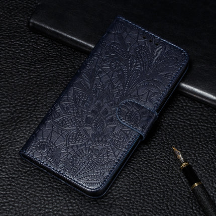 Lace Flower Embossing Pattern Horizontal Flip Leather Case , with Holder & Card Slots & Wallet & Photo Frame & Lanyard, For Huawei P Smart 2020, For Huawei Y5P / Honor 9S, For Huawei Y6P, For Huawei Y7P / P40 Lite