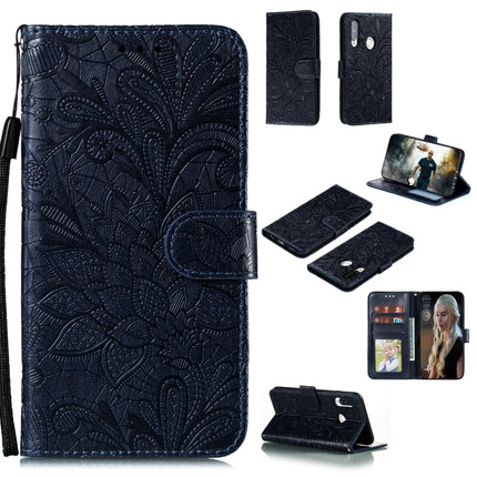 Lace Flower Embossing Pattern Horizontal Flip Leather Case , with Holder & Card Slots & Wallet & Photo Frame & Lanyard, For Huawei P Smart 2020, For Huawei Y5P / Honor 9S, For Huawei Y6P, For Huawei Y7P / P40 Lite