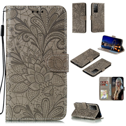 Lace Flower Embossing Pattern Horizontal Flip Leather Case , with Holder & Card Slots & Wallet & Photo Frame & Lanyard, For Huawei Honor X10, For Samsung Galaxy A21s, For Samsung Galaxy A31, For Sony Xperia L4
