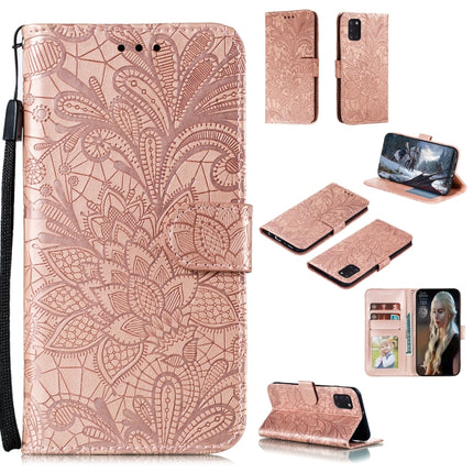 Lace Flower Embossing Pattern Horizontal Flip Leather Case , with Holder & Card Slots & Wallet & Photo Frame & Lanyard, For Huawei Honor X10, For Samsung Galaxy A21s, For Samsung Galaxy A31, For Sony Xperia L4