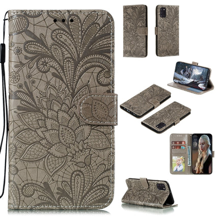 Lace Flower Embossing Pattern Horizontal Flip Leather Case , with Holder & Card Slots & Wallet & Photo Frame & Lanyard, For Huawei Honor X10, For Samsung Galaxy A21s, For Samsung Galaxy A31, For Sony Xperia L4