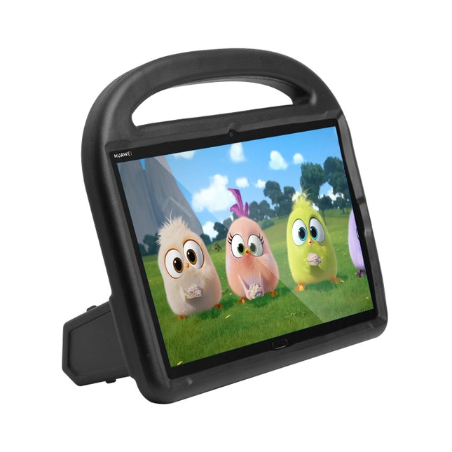 Sparrow Pattern EVA Children Fall Protection Case With Retractable Bracket, For Huawei MediaPad M5/M6 10.8