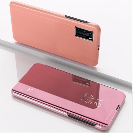 Plated Mirror Horizontal Flip Leather Case with Holder, For Huawei Y5P/Honor 9S, For Huawei Y6P/Honor 9A, For Xiaomi Redmi Note9/Red 10X 5G