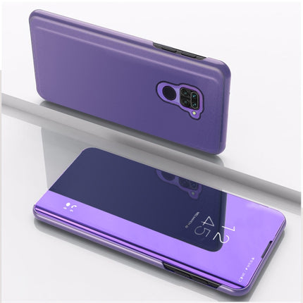 Plated Mirror Horizontal Flip Leather Case with Holder, For Huawei Y5P/Honor 9S, For Huawei Y6P/Honor 9A, For Xiaomi Redmi Note9/Red 10X 5G