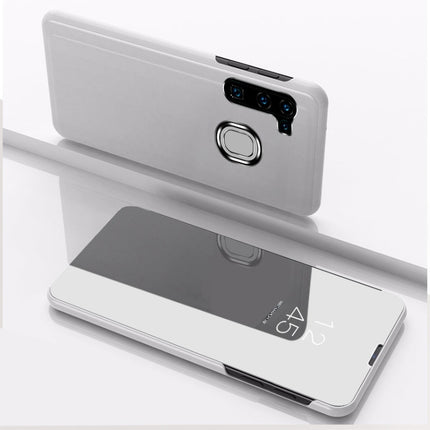 Plated Mirror Horizontal Flip Leather Case with Holder, For Samsung Galaxy M11, For Samsung Galaxy A21S