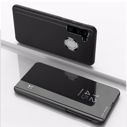 Plated Mirror Horizontal Flip Leather Case with Holder, For Samsung Galaxy M11, For Samsung Galaxy A21S