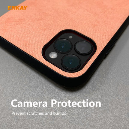For iPhone 11 Pro Max ENKAY ENK-PC030 Business Series Fabric Texture PU Leather + TPU Soft Slim Case Cover, For iPhone 11 Pro Max
