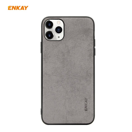 For iPhone 11 Pro Max ENKAY ENK-PC030 Business Series Fabric Texture PU Leather + TPU Soft Slim Case Cover, For iPhone 11 Pro Max
