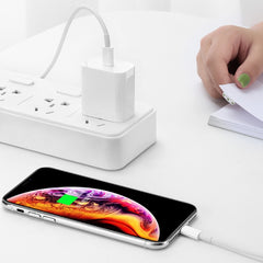 2 in 1 Single USB-C / Type-C Port Travel Charger + 3A PD 3.0 USB-C / Type-C to USB-C / Type-C Fast Charge Data Cable Set, Cable Length: 1m, 18W 1m
