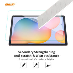 For Samsung Galaxy Tab S6 Lite 10.4 P610 / P615 ENKAY Hat-Prince 0.33mm 9H Surface Hardness 2.5D Explosion-proof Tempered Glass Film