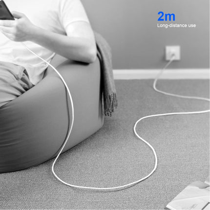 2 in 1 Single USB-C / Type-C Port Travel Charger + 3A PD 3.0 USB-C / Type-C to USB-C / Type-C Fast Charge Data Cable Set, Cable Length: 2m, 18W 2m