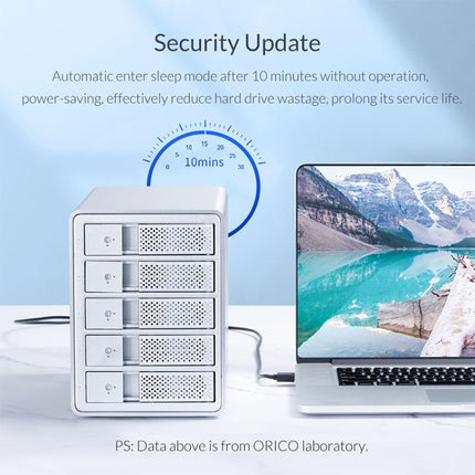 ORICO 9548U3-BK 3.5-Inch Multi-Bay Hard Drive Enclosure