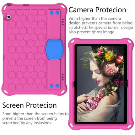 Honeycomb Design EVA + PC Material Four Corner Anti Falling Flat Protective Shell With Strap, For Huawei MediaPad T5 10.1, For Huawei Media M5 Lite 8.4/M6 8.4