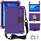 For Huawei MediaPad T5 10.1 / Purple+Black