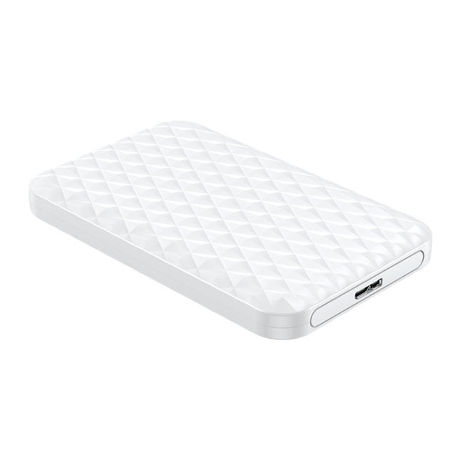 ORICO 2520U3 Tragbares Festplattengehäuse, 2,5 Zoll, Weiß, Schwarz