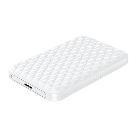 ORICO 2520U3 2.5-Inch Portable Hard Drive Enclosure, White, Black