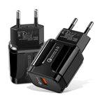 EU Plug / Black