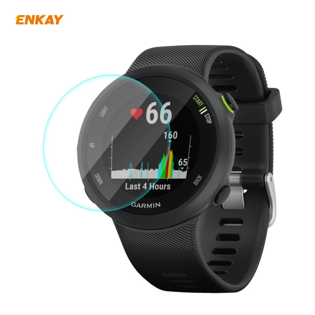 ENKAY Hat-Prince 0.2mm 9H 2.15D Curved Edge Tempered Glass Screen Protector  Watch Film, For Garmin Forerunner 45 / 45S, For Garmin Forerunner 735 / 735XT, For Garmin Instinct Tactical, For Garmin Approach S62, For Garmin Swim 2