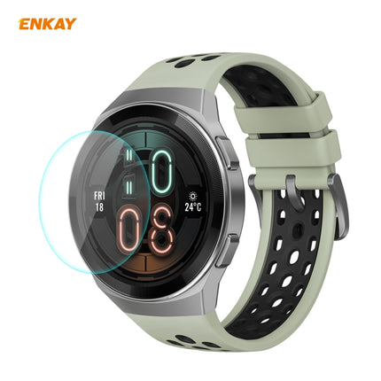 For HUAWEI Watch GT 2E 46mm Dynamic Edition ENKAY Hat-Prince 0.2mm 9H 2.15D Curved Edge Tempered Glass Screen Protector  Watch Film, 1 PCS, 2 PCS