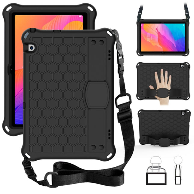 Honeycomb Design EVA + PC Material Four Corner Anti Falling Flat Protective Shell With Strap, For Huawei MatePad T8 8.0（2020）