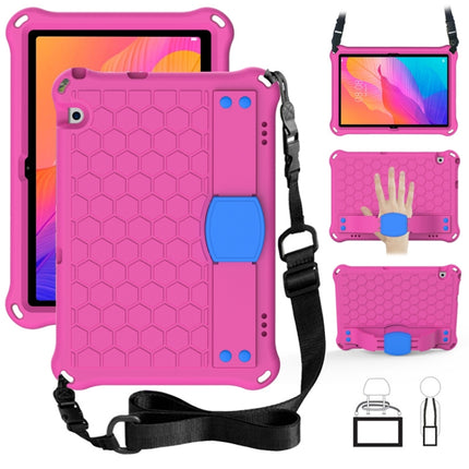 Honeycomb Design EVA + PC Material Four Corner Anti Falling Flat Protective Shell With Strap, For Huawei MatePad T8 8.0（2020）
