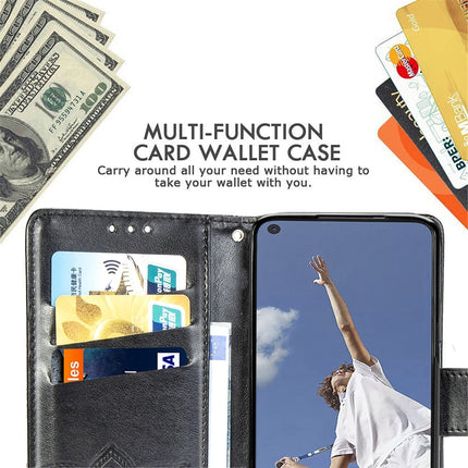 Butterfly Love Flower Embossed Horizontal Flip Leather Case with Bracket / Card Slot / Wallet / Lanyard, For Huawei Honor X10, For Huawei Y8P/ Enjoy 10S, For Huawei Y6P