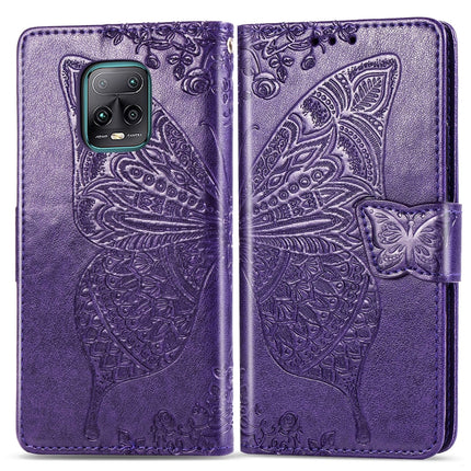 Butterfly Love Flower Embossed Horizontal Flip Leather Case with Bracket / Card Slot / Wallet / Lanyard, For Xiaomi Redmi 10X Pro/10X, For OPPO A52/A72/A92