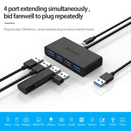ORICO G11-H4-U3-100-BK 4 Port USB3.0 HUB