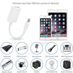 FA-STAR ZS-KL21826 8 Pin to USB 3.0 OTG Adapter, Supports IOS 13 and Above