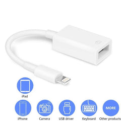 FA-STAR ZS-KL21826 8 Pin to USB 3.0 OTG Adapter, Supports IOS 13 and Above