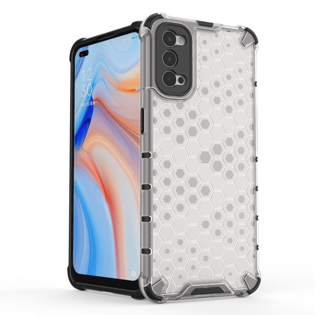 For OPPO Reno4 Shockproof Honeycomb PC + TPU Case, For OPPO Reno 4 Pro, For OPPO Reno 4, For OPPO Reno4