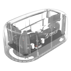 ORICO 6139C3-G2 3.5 inch Transparent USB3.1 Gen2 Type-C Hard Drive Dock