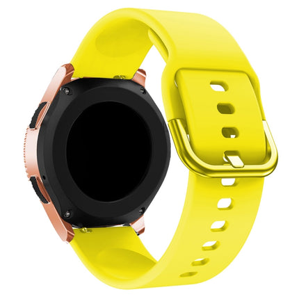 20mm For Huawei Watch GT2 42MM / Amazfit BipS 2 Youth Version Universal Color Buckle Silicone Strap