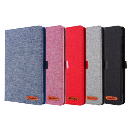 Horizontal Flip TPU + Fabric PU Leather Protective Case with Card, For Huawei MatePad T8