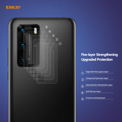 Hat-Prince ENKAY 0.2mm 9H 2.15D Round Edge Rear Camera Lens Tempered Glass Film, For Huawei P40 Pro, For Huawei P40, For Samsung Galaxy S20, For Samsung Galaxy S20+, For Samsung Galaxy S20 Ultra, For OnePlus 8 Pro, For OnePlus 8