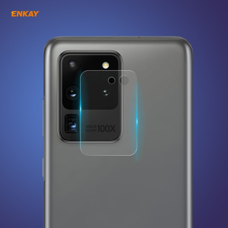Hat-Prince ENKAY 0.2mm 9H 2.15D Round Edge Rear Camera Lens Tempered Glass Film, For Huawei P40 Pro, For Huawei P40, For Samsung Galaxy S20, For Samsung Galaxy S20+, For Samsung Galaxy S20 Ultra, For OnePlus 8 Pro, For OnePlus 8
