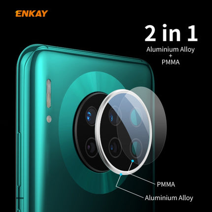 For HUAWEI Mate 30 Pro Hat-Prince ENKAY Rear Camera Lens Film Aluminium Alloy+PMMA Full Coverage Protector, For HUAWEI Mate 30 Pro