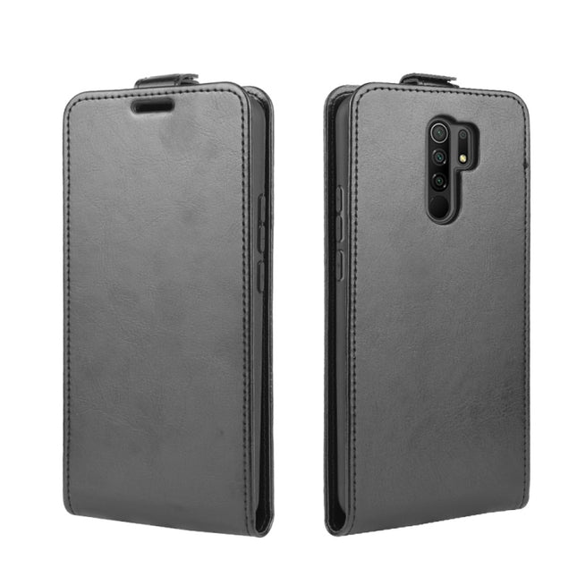 For Xiaomi Redmi 9 R64 Texture Single Vertical Flip Leather Protective Case with Card Slots & Photo Frame, For Xiaomi Redmi 9