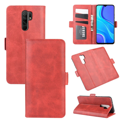 For Xiaomi Redmi 9 Dual-side Magnetic Buckle Horizontal Flip Leather Case with Holder & Card Slots & Wallet, For Xiaomi Redmi 9