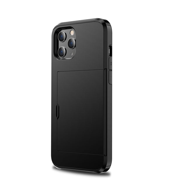 For iPhone 12 Pro 6.1 Shockproof Rugged Armor Protective Case with Card Slot, For iPhone 12 / 12 Pro