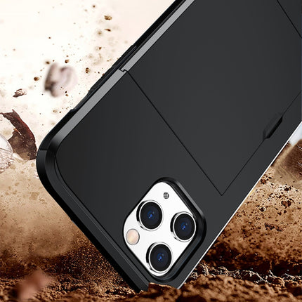 For iPhone 12 Pro Max 6.7 Shockproof Rugged Armor Protective Case with Card Slot, For iPhone 12 Pro Max