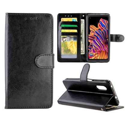 Crazy Horse Texture Leather Horizontal Flip Protective Case with Holder & Card Slots & Wallet & Photo Frame, For OPPO A92s, For Xiaomi Mi Note 10 Lite, For OPPO A52, For Samsung Galaxy Xcover Pro, For Huawei Nova 7 Pro