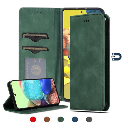 Retro Skin Feel Business Magnetic Horizontal Flip Leather Case, For Samsung Galaxy A41 (EU), For Samsung Galaxy A51 5G, For Samsung Galaxy A71 5G, For Samsung Galaxy Note 10 Lite/A81