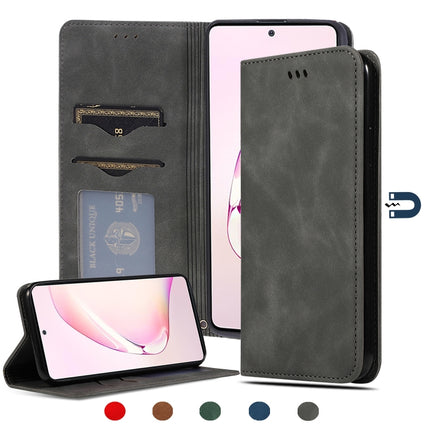 Retro Skin Feel Business Magnetic Horizontal Flip Leather Case, For Samsung Galaxy A41 (EU), For Samsung Galaxy A51 5G, For Samsung Galaxy A71 5G, For Samsung Galaxy Note 10 Lite/A81
