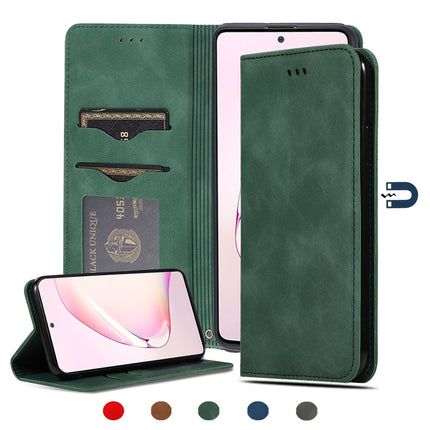 Retro Skin Feel Business Magnetic Horizontal Flip Leather Case, For Samsung Galaxy A41 (EU), For Samsung Galaxy A51 5G, For Samsung Galaxy A71 5G, For Samsung Galaxy Note 10 Lite/A81