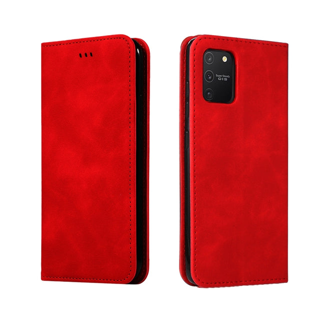 Retro Skin Feel Business Magnetic Horizontal Flip Leather Case, For Samsung Galaxy S10 Lite/A91, For Samsung Galaxy A21s